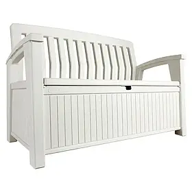 Скамейка-ящик  для  хранения  Keter  Patio  Storage  Bench  белый