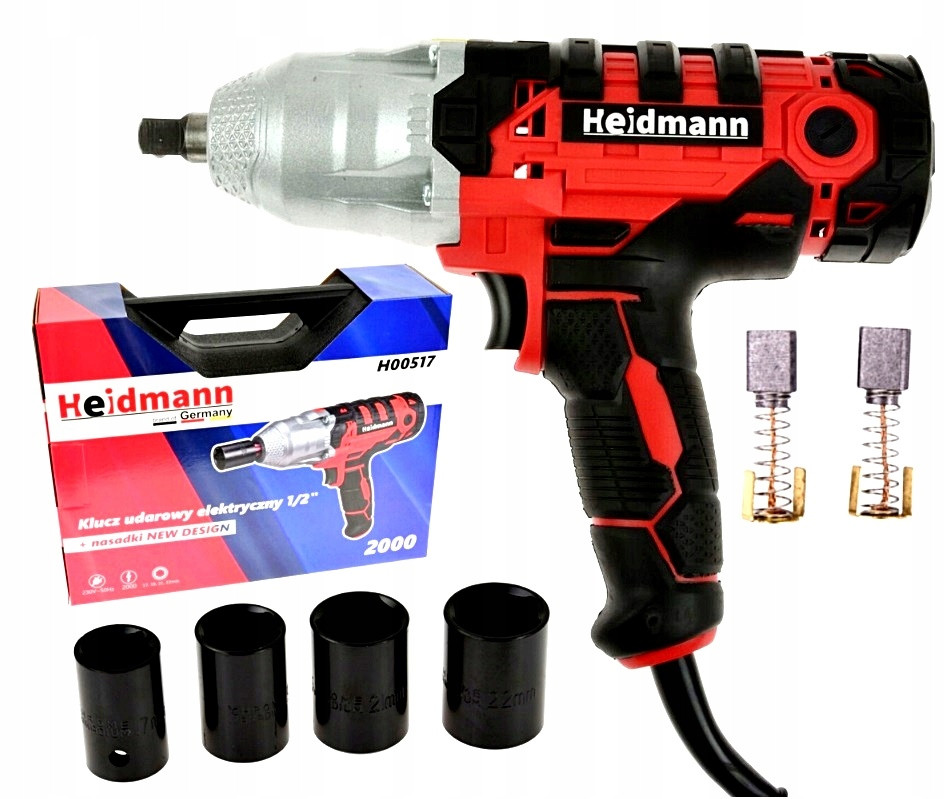 Гайковерт  електричний  HEIDMANN  720Nm  2000W
