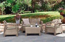 Набір пластикових меблів Keter Bahamas Set Капучіно, фото 5