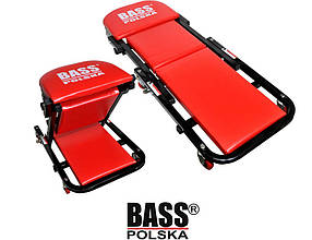 Візок  табурет  лежак  підкатний  Bass  Polska  для  механіка