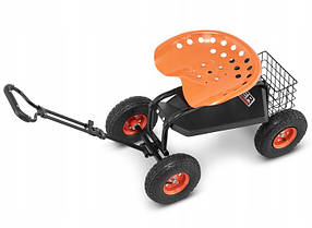 Садовая  тележка  Higher  PL-WOG  с  сидением