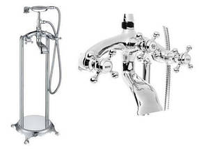 Змішувач  для  ванни  підлоговий  хром  VIP