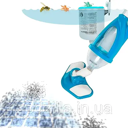 Набір  для  чищення  басейну  зі  скіммером  Intex  28003-2  працює  від  фільтру  насоса  потужністю  3  785