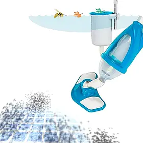 Набір  для  чищення  басейну  зі  скіммером  Intex  28003-1  працює  від  фільтр  насоса  потужністю  3  028