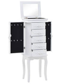 Комод  для  біжутерії  Rozalia  на  ніжках  білий