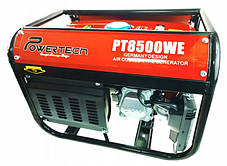 Генератор бензиновий Powertech PT8500W 230V/380V 2800 W, фото 2