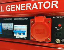 Генератор бензиновий Powertech PT8500W 230V/380V 2800 W, фото 4