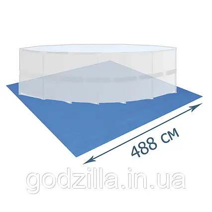 Підстилка для басейну Bestway 58003, ▭ 488 х 488 см