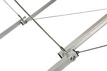 Масажний стіл двосегментний алюмінієвий 4 кольори, фото 5