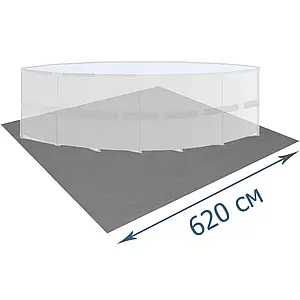Захисна  підстилка  під  басейн  InPool  55346,  ▭  620  х  620  см