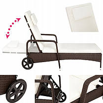 Шезлонг для саду Sapphire Active синій, фото 3