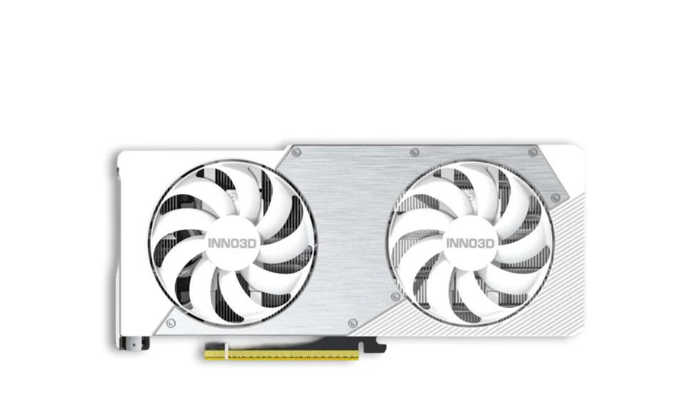 Відеокарта INNO3D GeForce RTX 5060 Ti Twin X2 OC White 16GB GDDR7 DLSS4 (N506T2-16D7X-191073W)