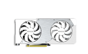 Відеокарта INNO3D GeForce RTX 5060 Ti Twin X2 OC White 16GB GDDR7 DLSS4 (N506T2-16D7X-191073W)