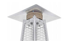 Газовий вуличний нагрівач Lehmann піраміда Farao Сріблястий, фото 3