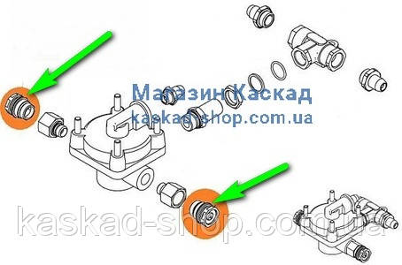 Редуктор TW00546 с клапаном I/89124 автомобиля TATRA EURO.