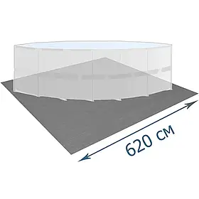 Захисна  підстилка  під  басейн  InPool  55346,  ▭  620  х  620  см