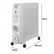 Масляний  обігрівач  Noveen  oh1301  2900  Вт  13  ребер  +  турбо  вентилятор, фото 4