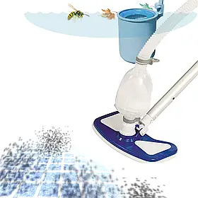 Збиральний  набір  для  чищення  басейну  зі  скіммером  Bestway  58237,  пилосос  для  чищення  дна,  працює