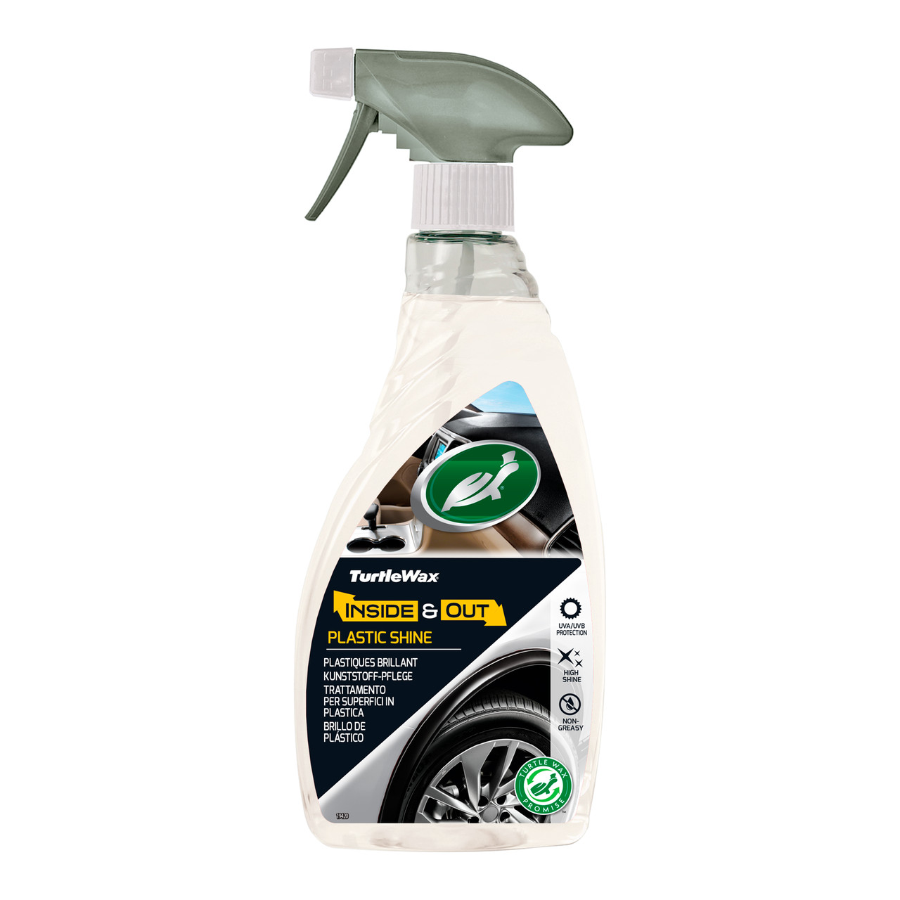 Turtle Wax 54148 Поліроль зі зволожуванням та УФ-захистом пластику 500мл