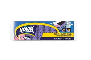 Губки кухонні Novax Combi з великими порами 10 шт