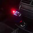 Автомобільний зарядний пристрій LED-проекція зоряного неба з висувними кабелями Apple Lightning/USB-С Lugi, фото 6