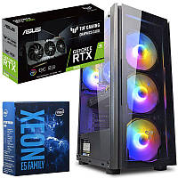 Игровой компьютер КРУЧЕ чем Intel i7 24 ПОТОКА 12 ЯДЕР + RTX 3060 12GB + 16GB + SSD M.2 (ZEVS PC14100R)