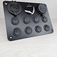 Панель перемикачів автомобільного зарядного пристрою