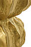 Ваза керамічна фігурної форми в золотистому кольорі, фото 4