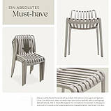 Комплект крісел для двох персон Alcudia, сіро-коричневий колір, 2 шт., фото 7