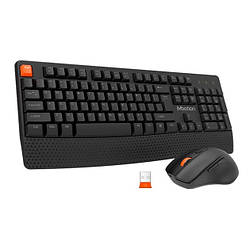 Безпровідний набір 2в1 клавіатура та миша MEETION MT-C4130 |2.4G, UA/RU/EN| Чорний