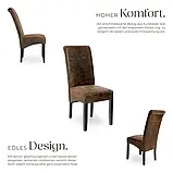 Крісла 2 шт. зі штучної шкіри, антрацитово-коричневий колір, фото 3