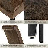 Крісла 2 шт. зі штучної шкіри, антрацитово-коричневий колір, фото 8