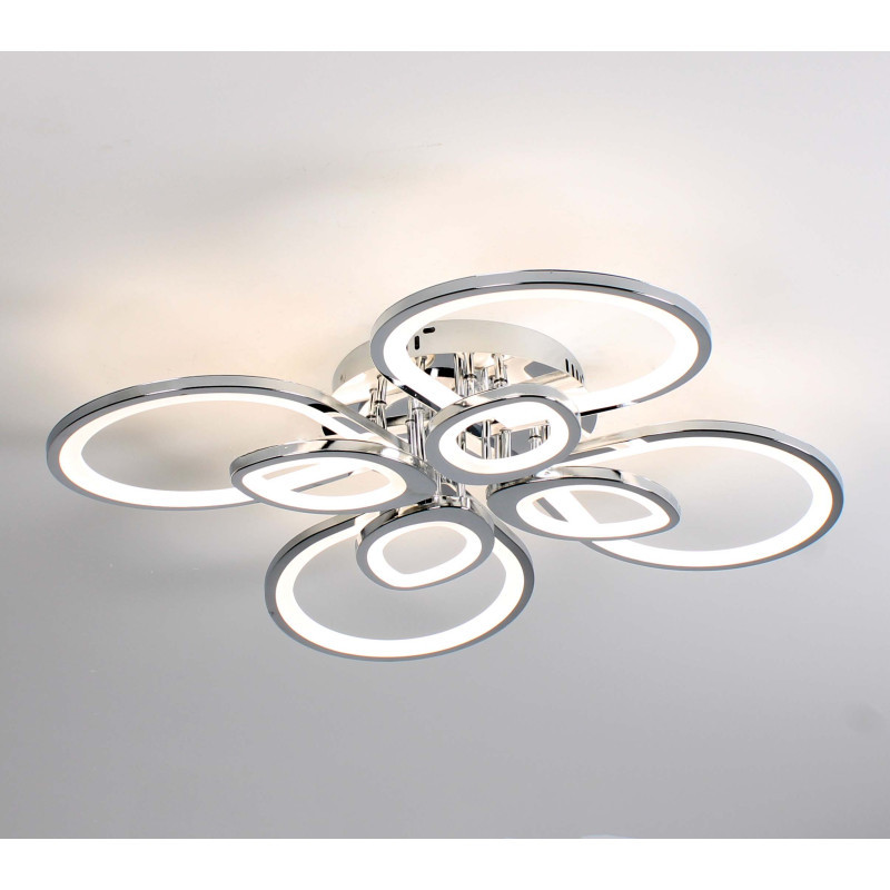 Світлодіодна акрилова люстра з пультом LD4166-4+4, фото 1