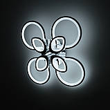 Світлодіодна акрилова люстра з пультом LD4166-4+4, фото 4