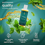 Освіжаюча масажна олія з ароматом перцевої м'яти Vibratissimo Desire Jump, 100 мл (термін по 02.2026), фото 2