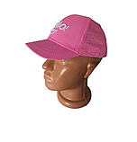 Кепка дитяча літня для дівчинки рожева з перфорацією розмір 48-51, фото 2