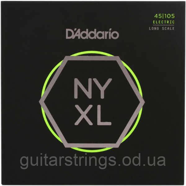 Струны D'Addario NYXL45105 Nickel Wound NY Steel Core Regular Light Top/Medium Bottom 45-105