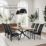 Обідній стілець, чорний комплект із 2 шт., фото 8