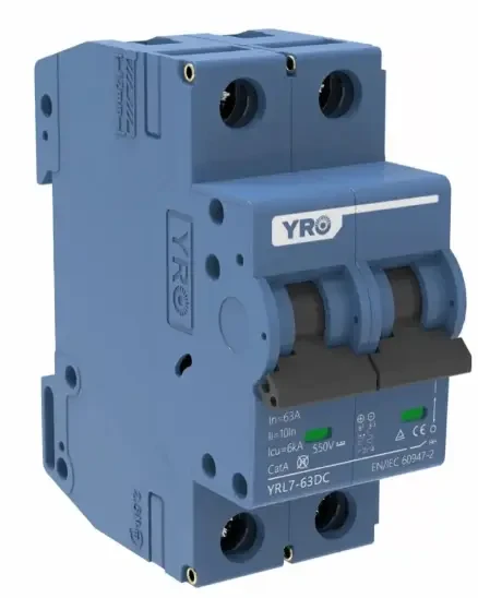 Автоматичний вимикач YRO DC (2P/40A), фото 1