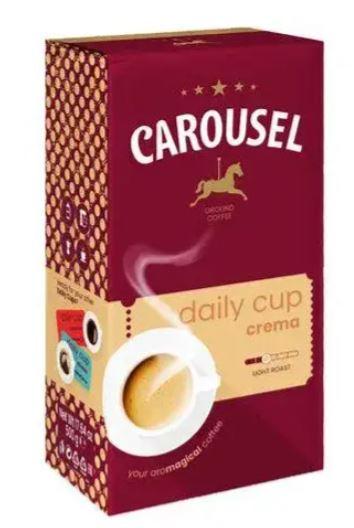Кава мелена натуральна Carousel Crema суміш арабіки та робусти 500 г