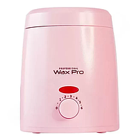 Баночний воскоплав Wax Pro-200 із керамічною чашею для депіляції на 200 мл. та 35 Вт. Рожевий