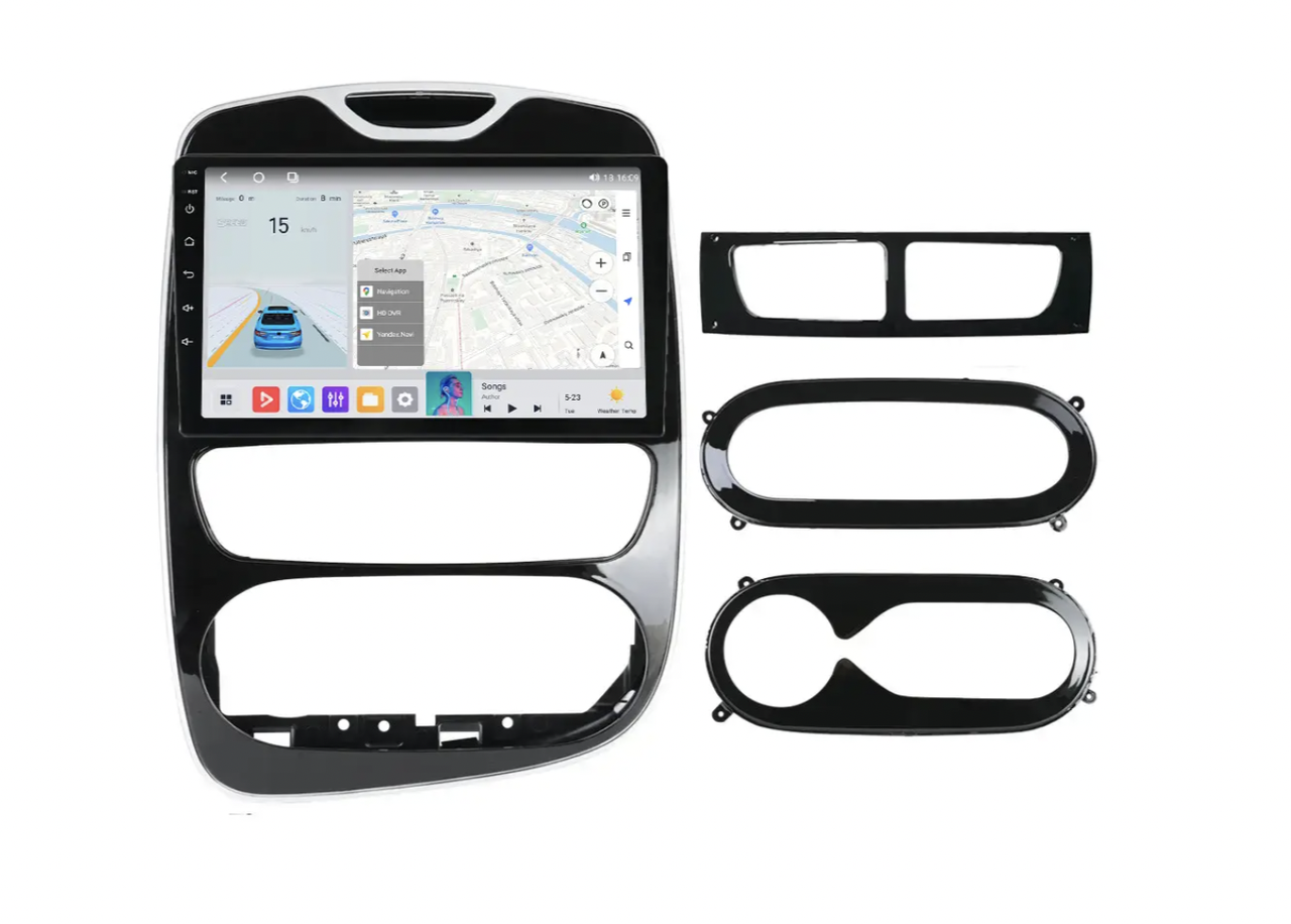 Магнітола для Renault Captur Clio 2012-2016 Android 4/64 ГБ CarPlay 4G QLED