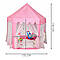 Дитячий ігровий намет Замок 140х135х135см / Намет дитячий у вигляді замку / Шатро намет ігровий, фото 8