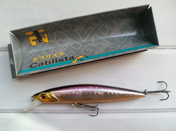 Воблер мінноу Pontoon 21 Cablista 8.3g 90SP-SMR A12 BV Black Obre, фото 1