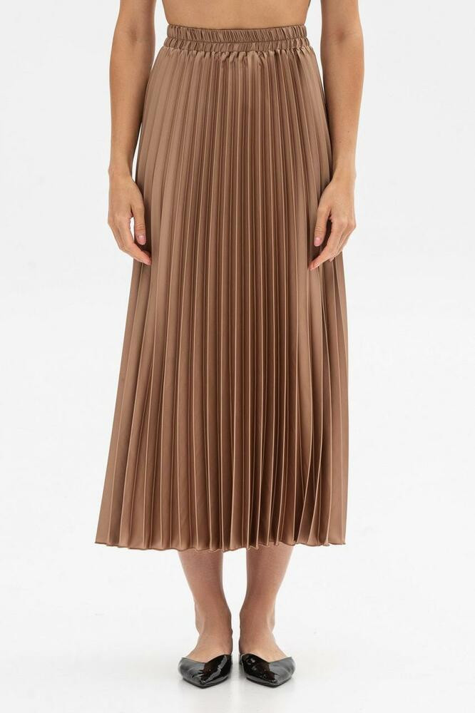 Спідниця гофре бежевого кольору Теріл LESIA MKLS002, фото 1