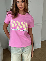 Базова жіноча бавовняна футболка Euphoria Sf1314