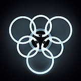 Світлодіодна акрилова люстра з пультом LD4274, фото 4