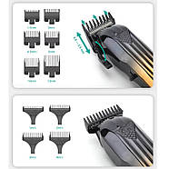 Комплект VGR 2 в 1 V-646 акумуляторна машинка для стриження (clipper) та триммер, фото 6