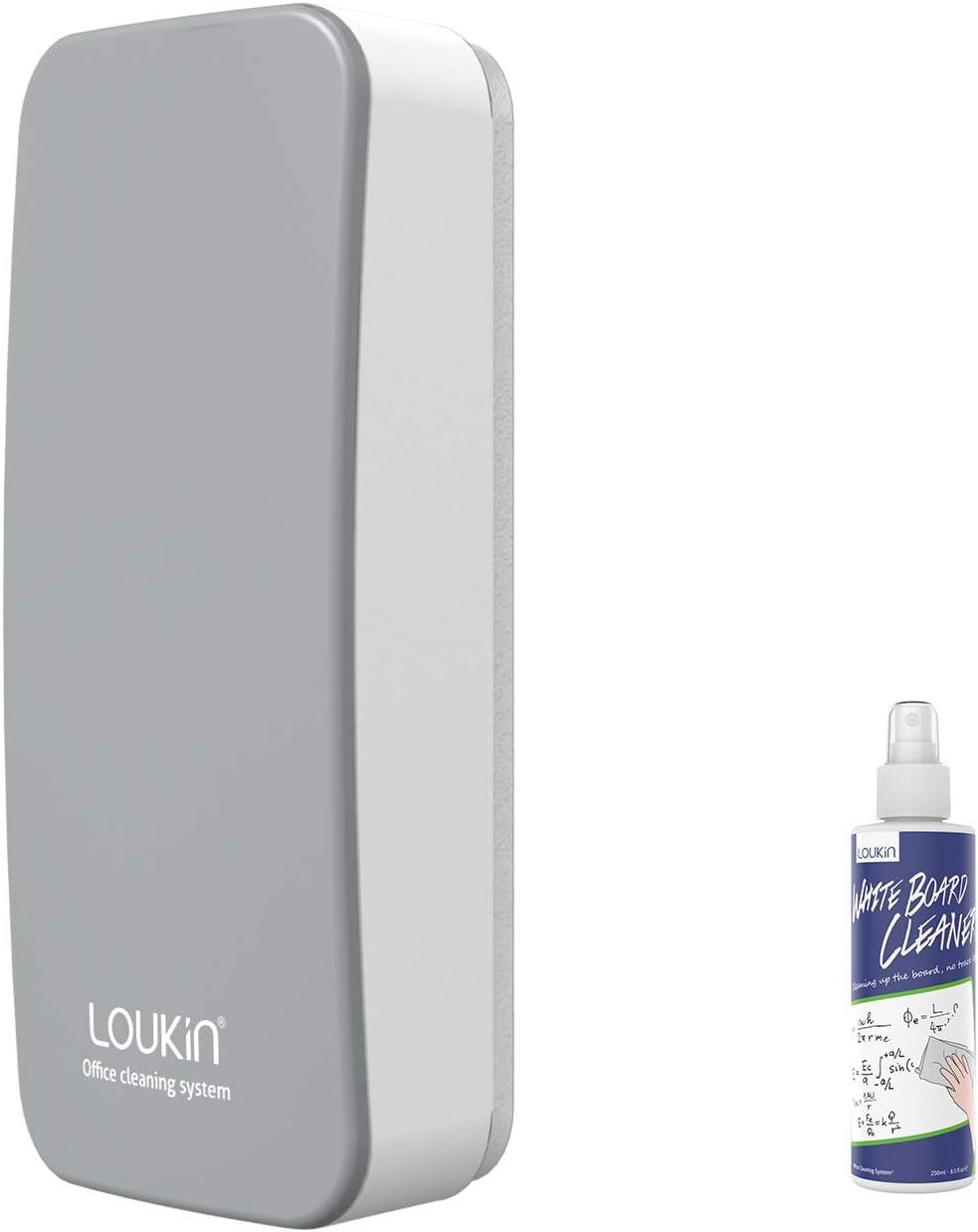 Ластик LOUKIN Magnetic Dry Erase Eraser, гумка для білих дощок, гумка для скляних дощок (сірий), у комплекті