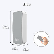 Ластик LOUKIN Magnetic Dry Erase Eraser, гумка для білих дощок, гумка для скляних дощок (сірий), у комплекті, фото 3